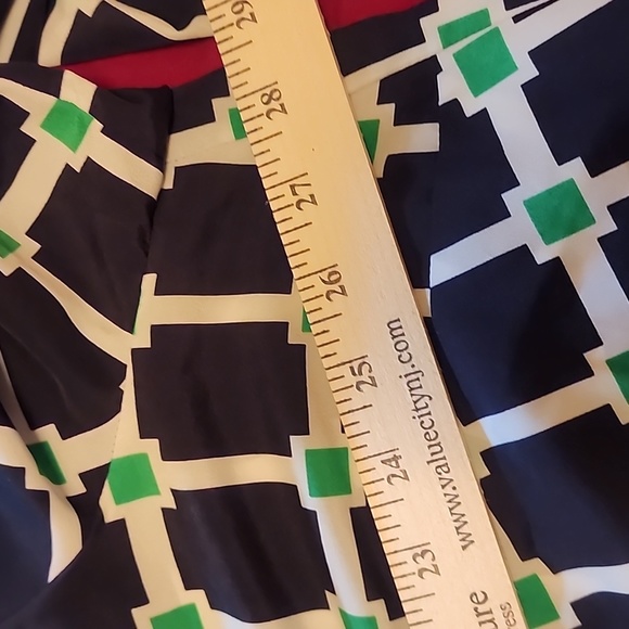 NWOT MICHAEL KORS FULL ZIP BLOUSE Unique Print - Picture 10 of 12